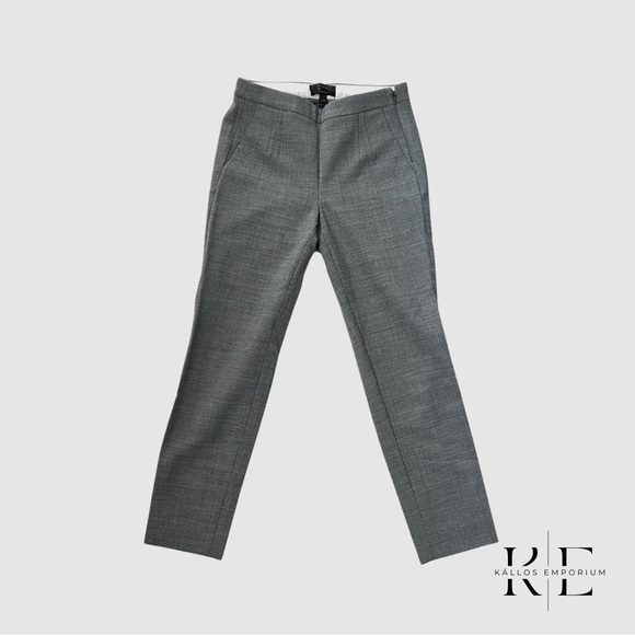 J. Crew Grey Cropped Pants - Picture 1 of 2